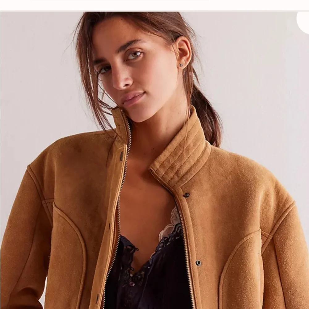 We The Free Tan Bomber Jacket - Picture 2 of 13